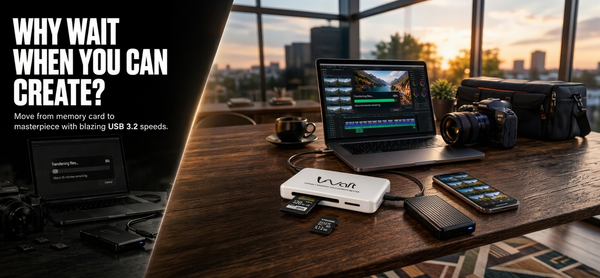 Experience Blazing USB 3.2 Speeds with the AIWaft Multi-Card Reader Today!