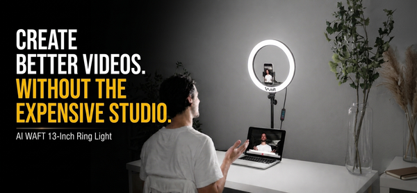 AIWaft  13 Inch Ring Light: Unboxing, Setup & In-Depth Review.