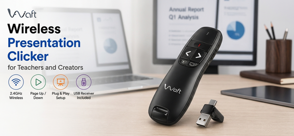 AIWaft Wireless Presentation Clicker for Smarter Teaching and Presentations