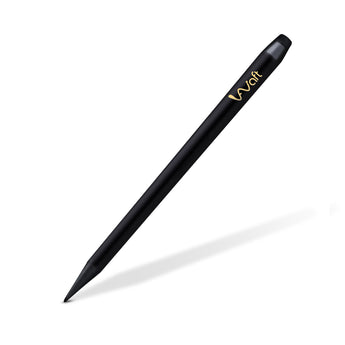 AIWaft 2-in-1 Stylus Pen for Digital Boards – Fine Point Tip, High Sensitivity & Precision | Smooth Writing & Drawing for Smart Boards | Capacitive Stylus | Black Stylus for Digital Boards
