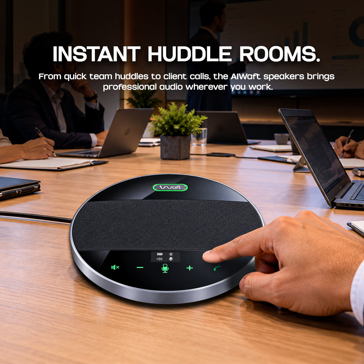 AIWaft AIW-M5B-EX Bluetooth Conference Speakerphone