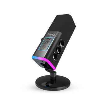 AIWaft USB XLR Dynamic Microphone front image (Black)