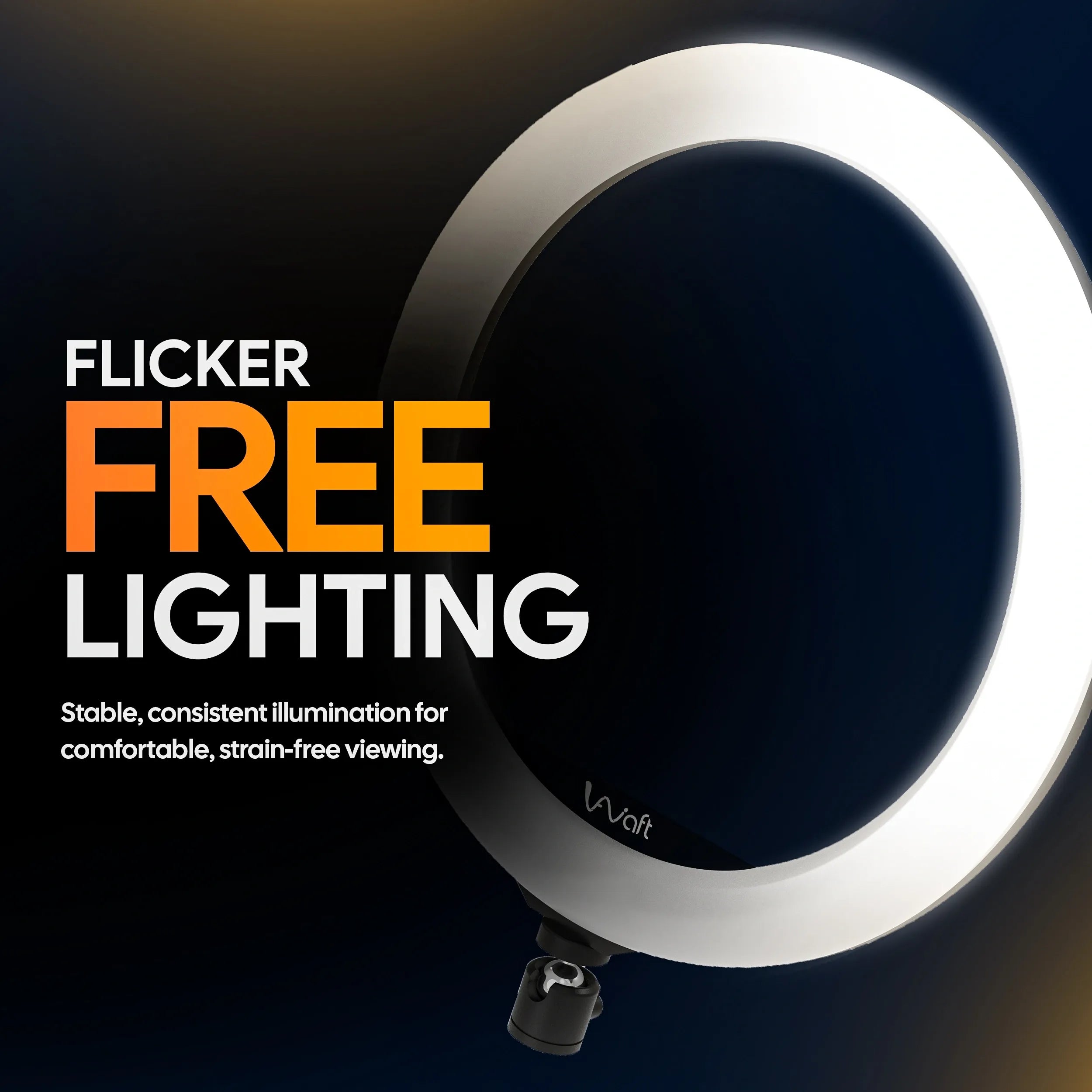 AIWaft 14 inch ring light with stand | ring light for phone with holder | 45W Dimmable LED with 3 Lighting Modes (Cold/Warm/Neutral White) | Remote & Knob Control| 480 LED Beads | 3m Cable | Carry Bag