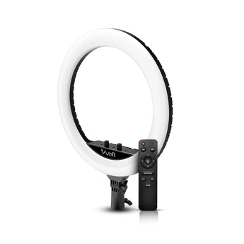 AIWaft 18-Inch Ring Light with Stand & Phone Holder – Perfect for YouTube, Video, and Makeup | LED Dimmable Light with Adjustable Brightness