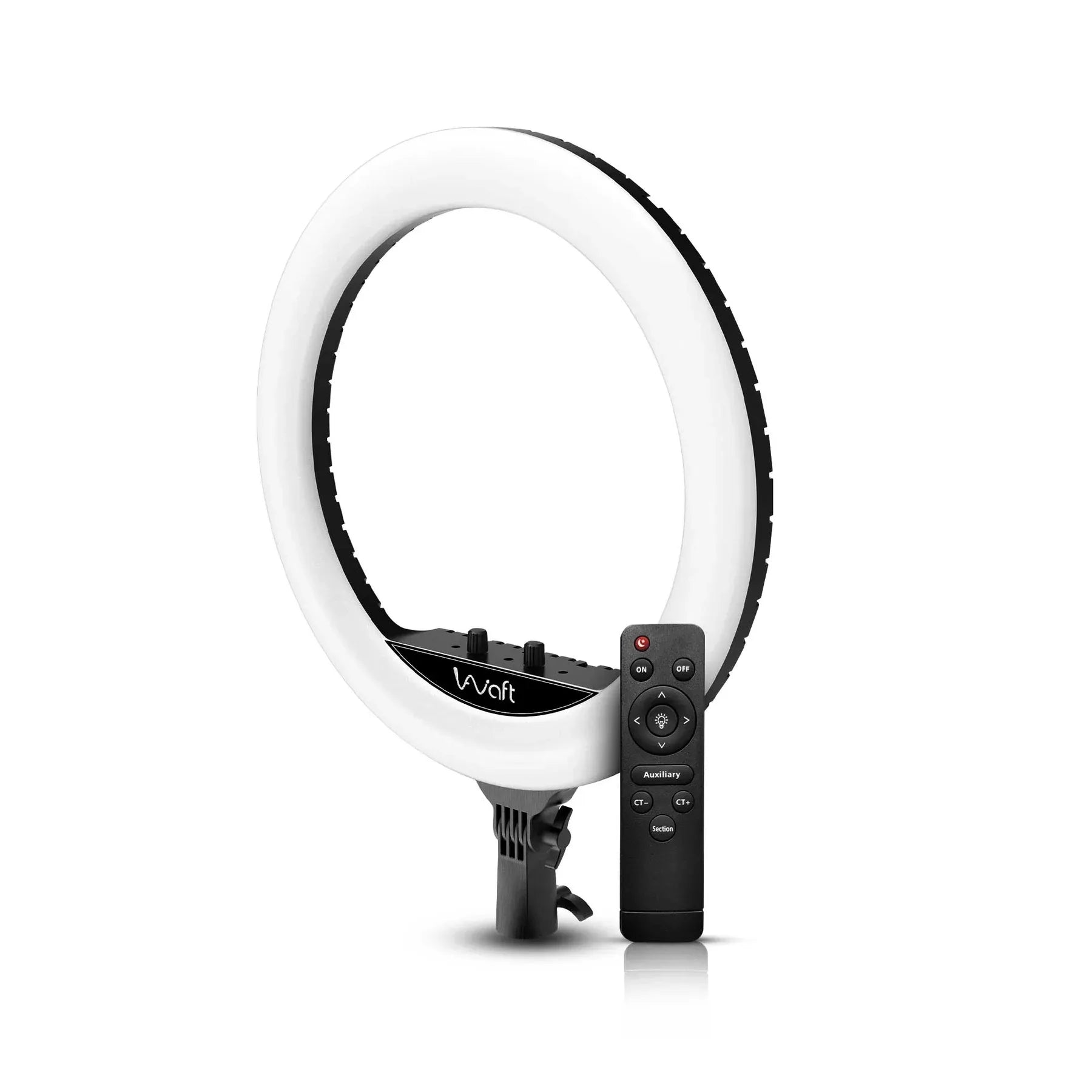 AIWaft 18-Inch Ring Light with Stand & Phone Holder – Perfect for YouTube, Video, and Makeup | LED Dimmable Light with Adjustable Brightness