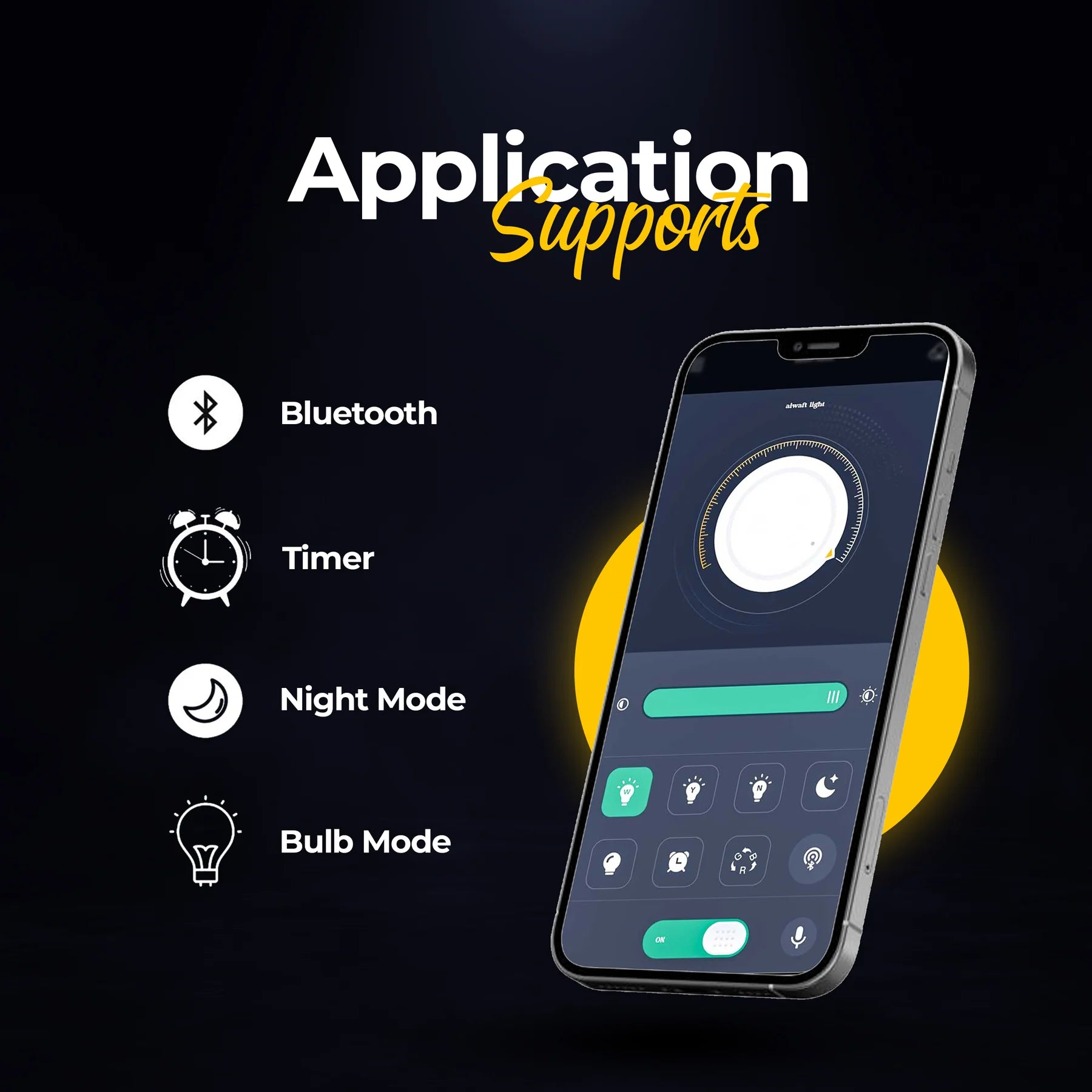 AIWaft Smart Fabric LED Light | Triple Control via App, Remote & Controller | 3 Color Modes | Top Glow | Perfect for Studios, Shoots & Creative Spaces
