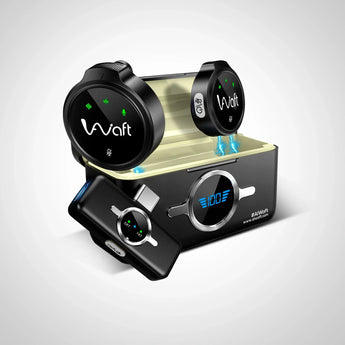 AIWaft Wireless Microphone | 48kHz/24bit Audio | Noise Reduction 2.0 | 100m Range | 10H Battery | Type-C Charging | For Smartphones